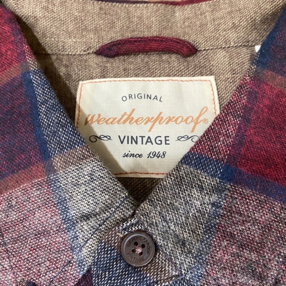 Weatherproof Vintage Men’s Long Sleeve Flannel XXL New With Tags​​​​​​​​​ - Picture 7 of 12